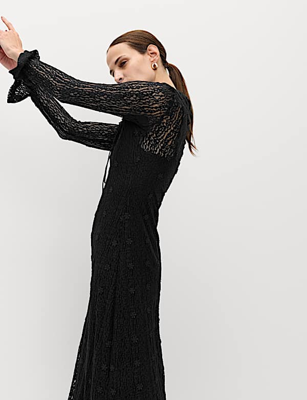 Bodycon-Midaxikleid aus Jersey mit Blumenmuster - AT