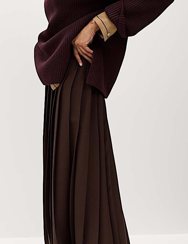 Pleated A-Line Skirt - AU