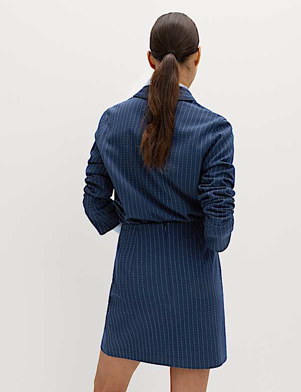 Mini jupe style crayon &agrave; fines rayures - LU