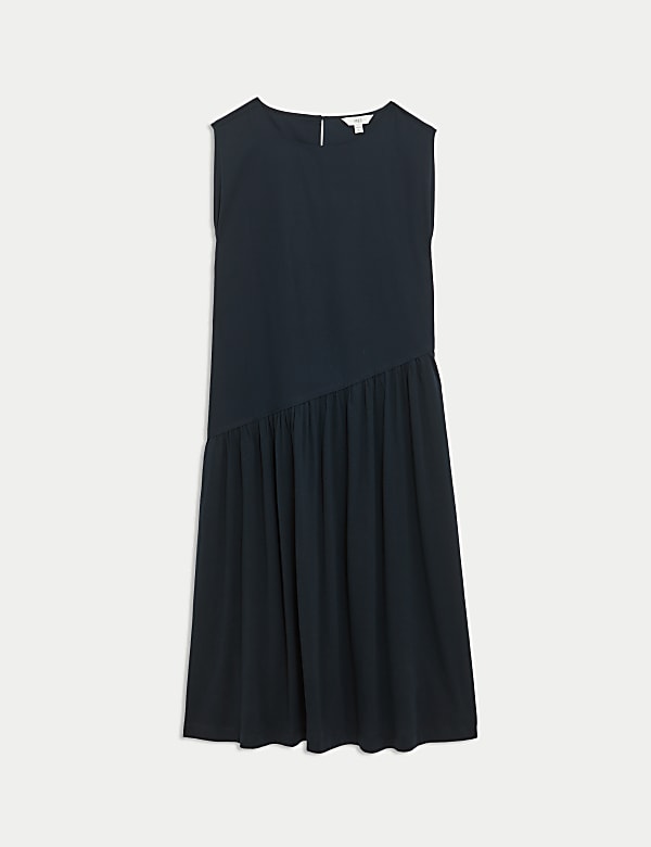 Pure Cotton Tiered Midi Relaxed Dress - AL
