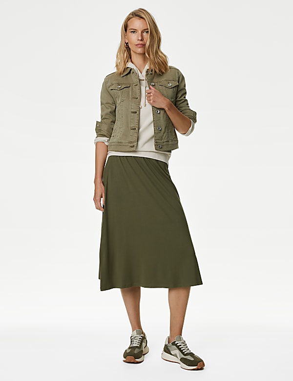 Green skirt m&s discount