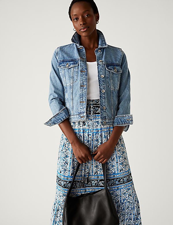 Printed Maxi Tiered Skirt
