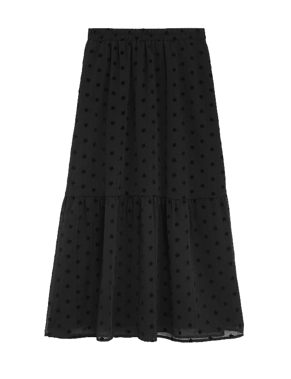 Star Midaxi Tiered Skirt