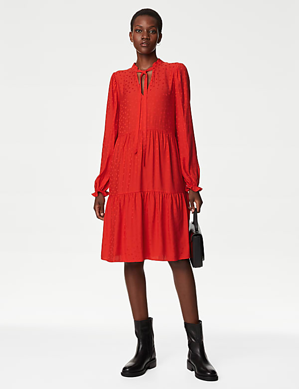M&s red dress sales