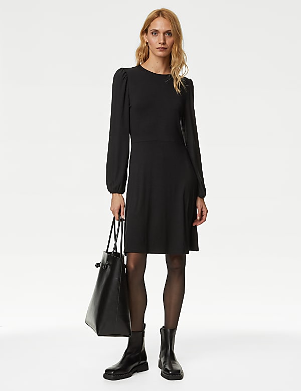 Jersey Mini Skater Dress