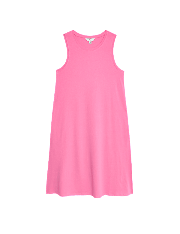 Pure Cotton Mini Smock Dress