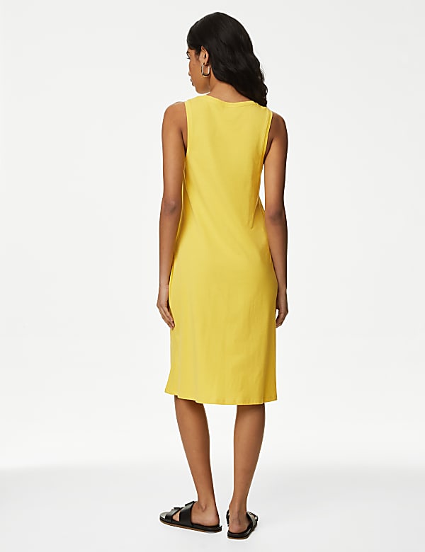 Pure Cotton Mini Smock Dress