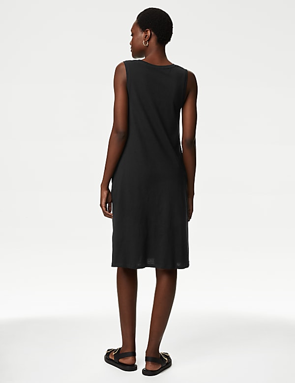 Pure Cotton Mini Smock Dress