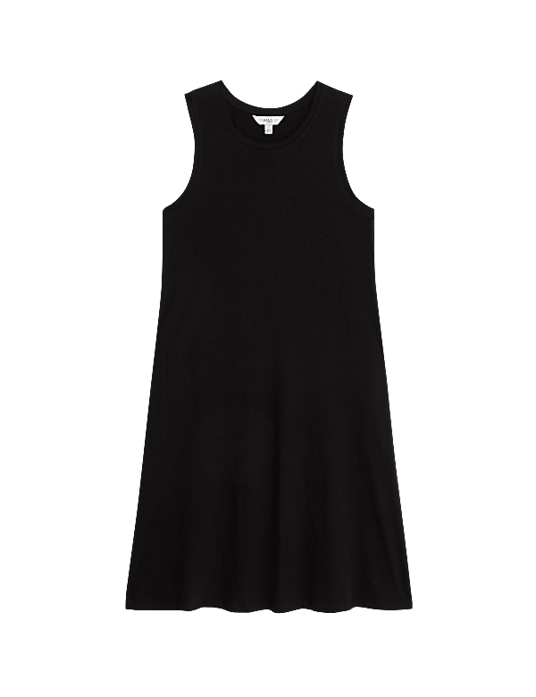 Pure Cotton Mini Smock Dress