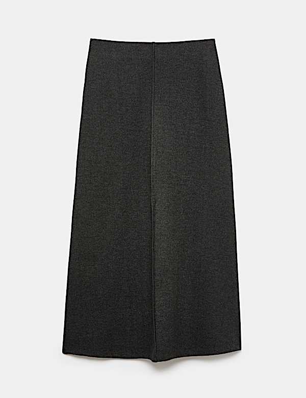 Jersey Midi Circle Skirt - IS