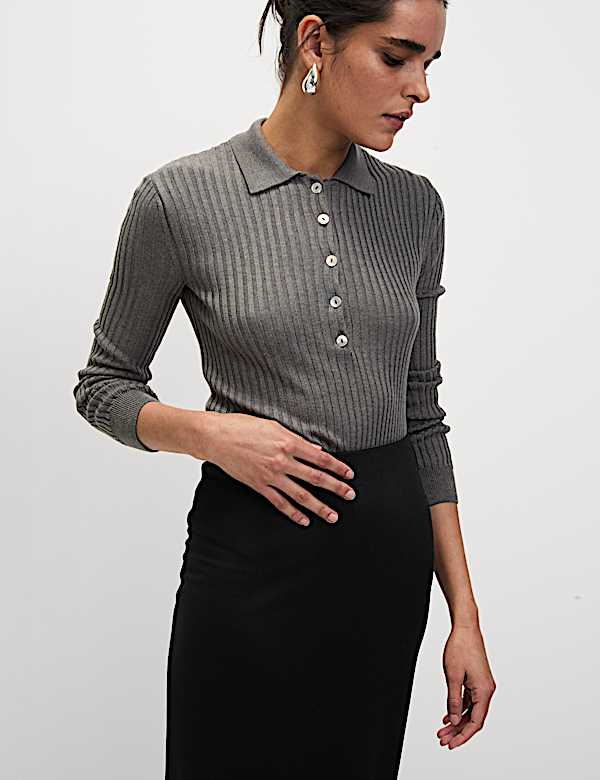 Midi Pencil Skirt - BE