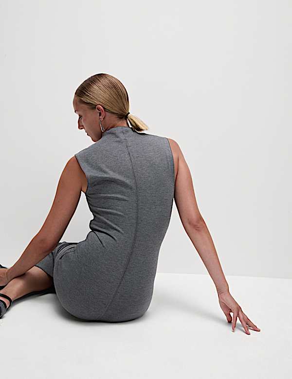 Ponte Midi Column Dress