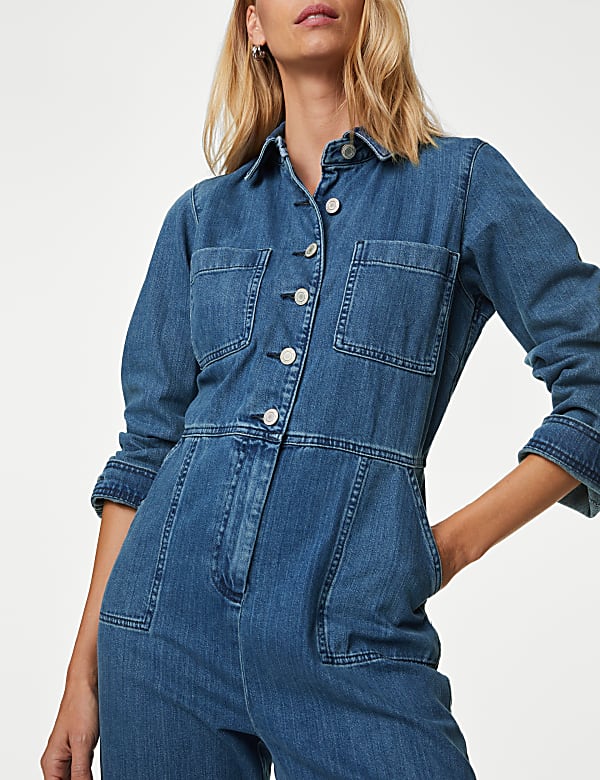 Denim jumpsuit marks and spencer discount