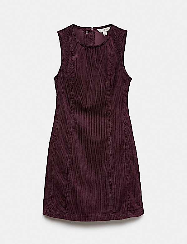 Cord Mini Shift Dress - BN