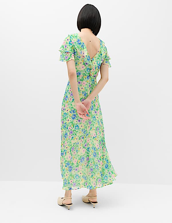 Floral Midi Tea Dress - US