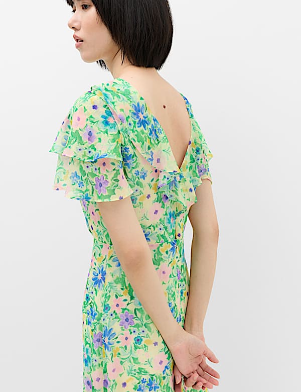 Floral Midi Tea Dress - US