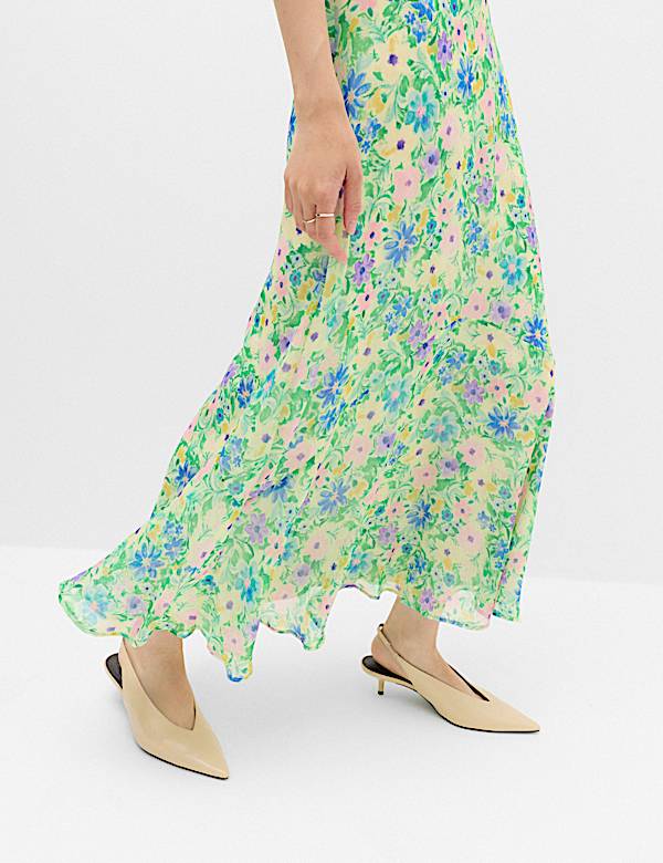 Floral Midi Tea Dress - US