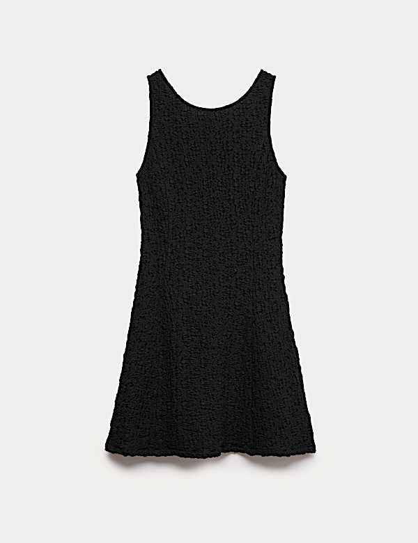 Cotton Rich Textured Mini Column Dress