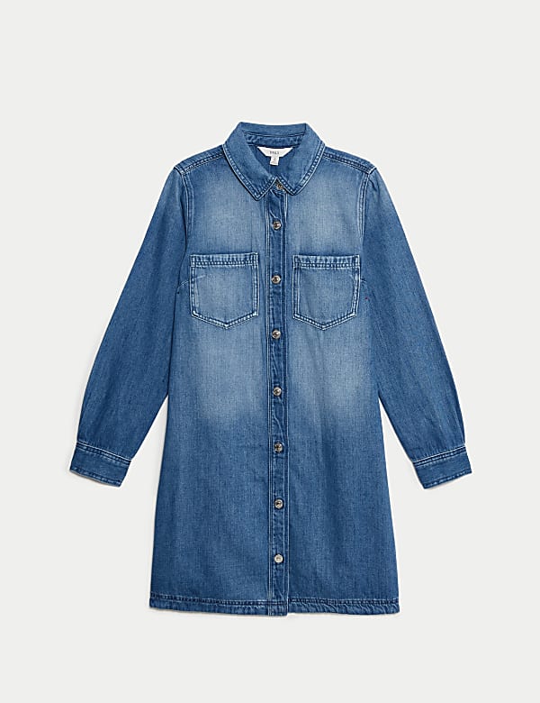 Mini-Shirtkleid aus Denim - DE