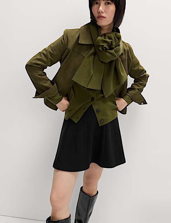 Rok Mini Detail Jahitan Jersey - ID