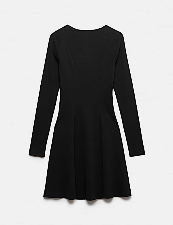 Jersey Mini Skater Dress - AL