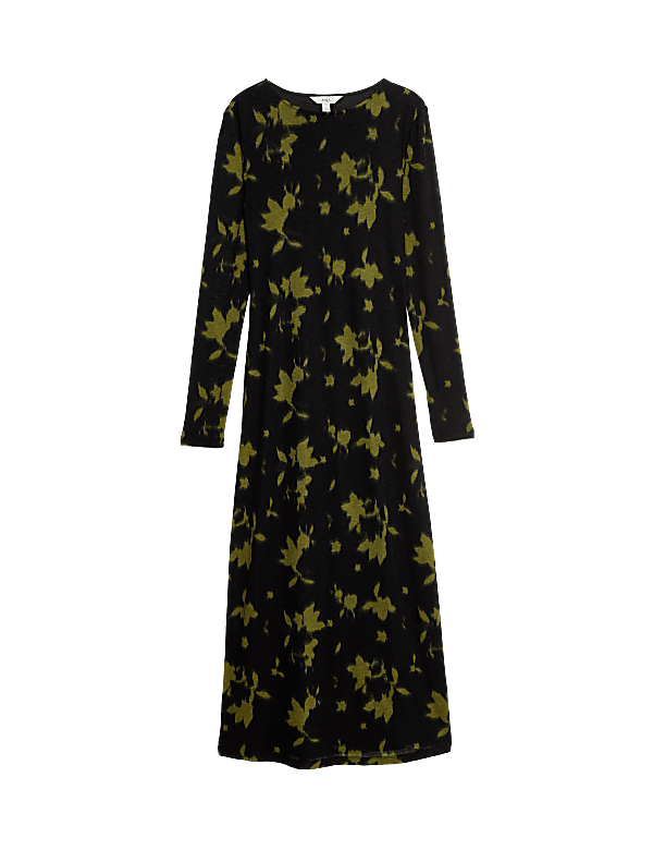 Jersey Floral Midaxi Column Dress