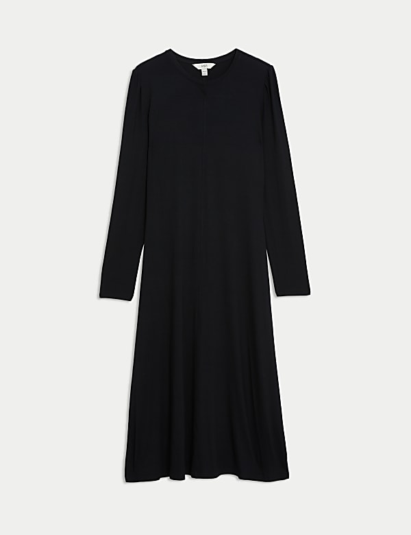 Jersey Midi Column Dress BLACK Dresses M&S PT
