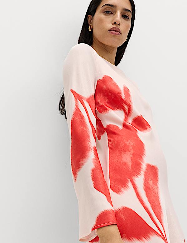 Printed Midaxi Column Dress - IT