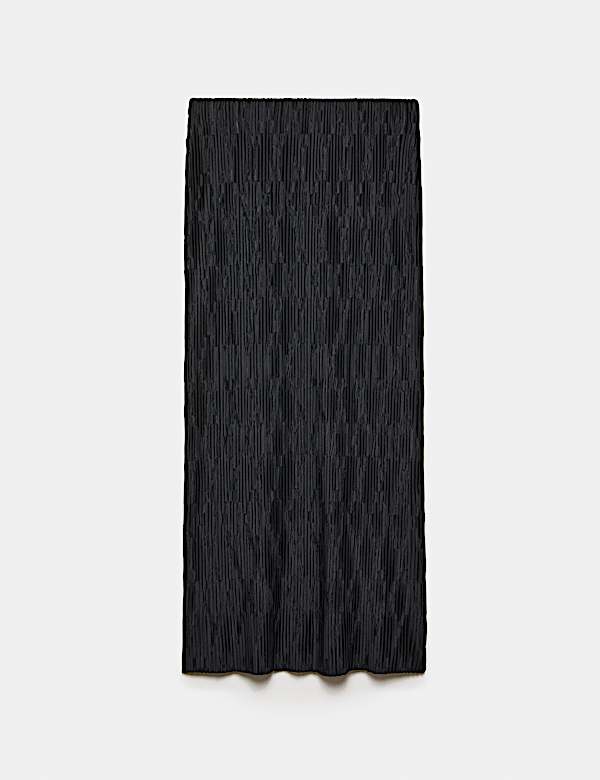 Plisse Midi Column Skirt - TW