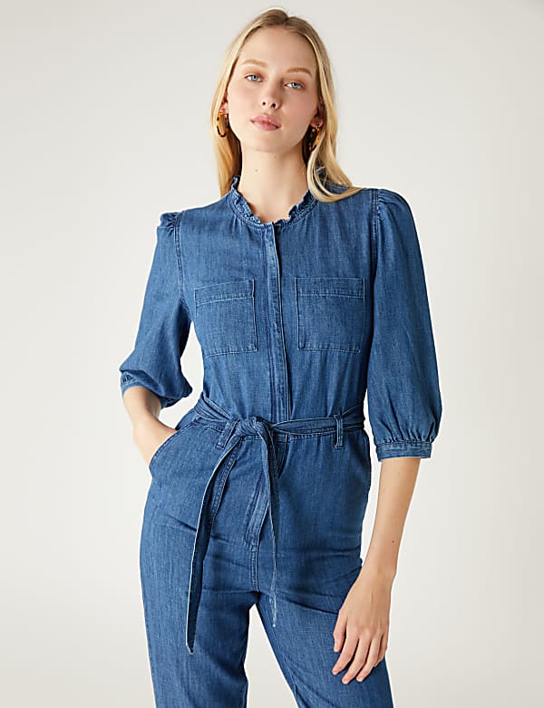 Marks and spencer denim boiler suit hotsell
