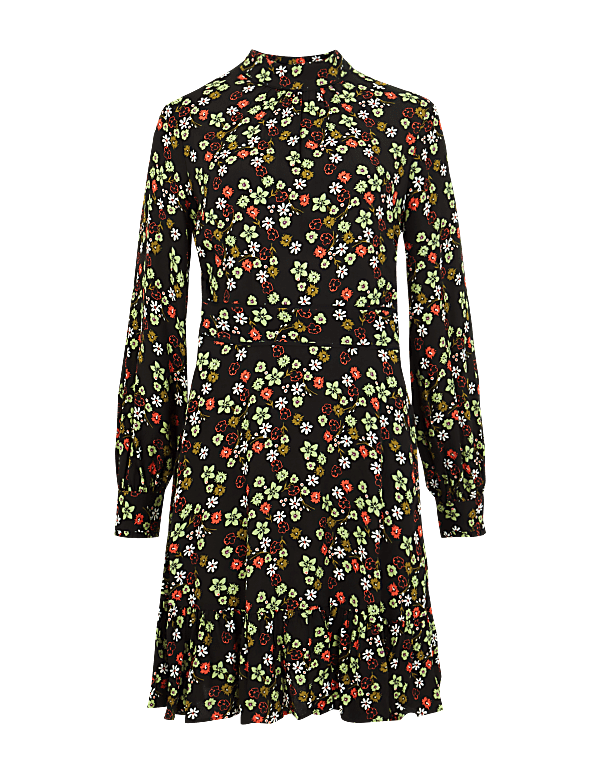Floral Print Relaxed Mini Dress