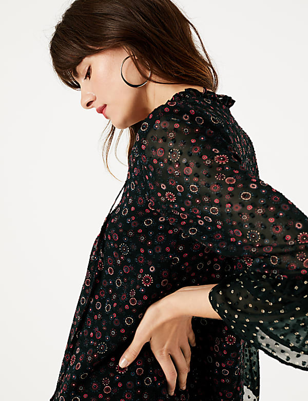 Floral Relaxed Mini Dress