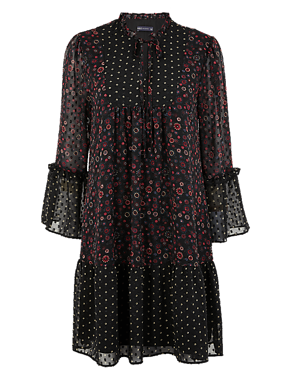 Floral Relaxed Mini Dress