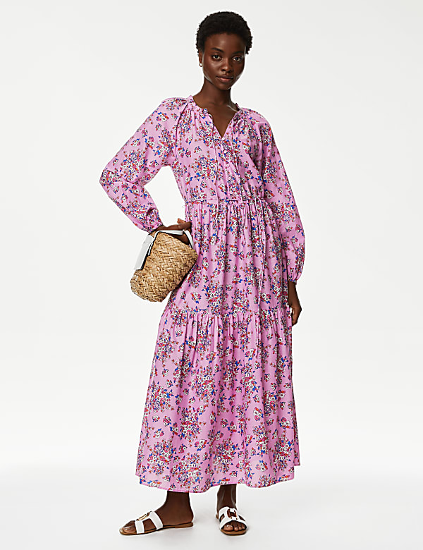 M&s pink dress hot sale