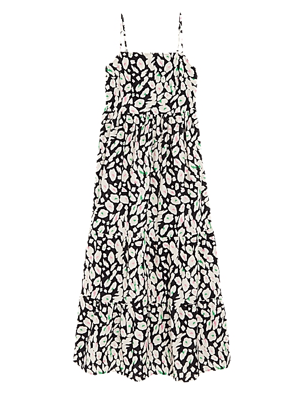 Pure Cotton Printed Midaxi Cami Dress