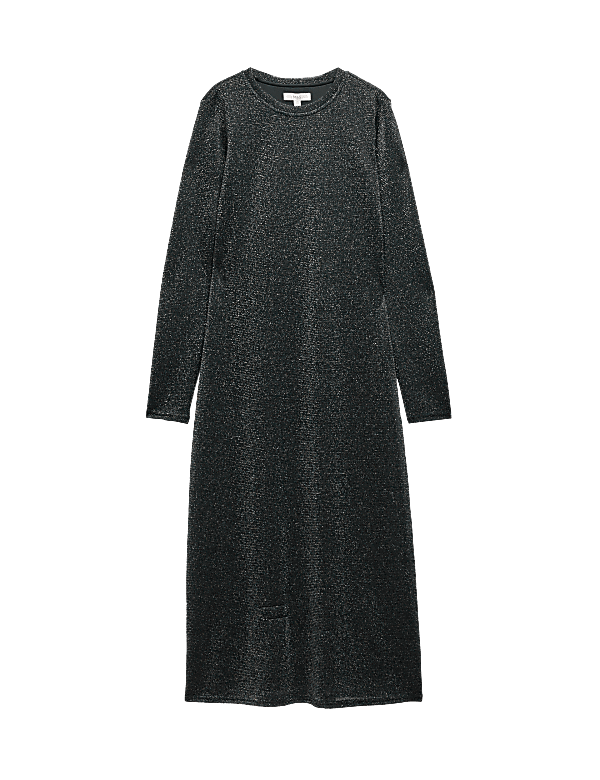 Jersey Sparkly Midi Column Dress