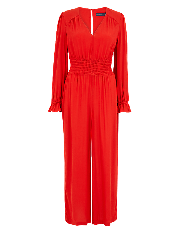 Marks and spencer red jumpsuit discount
