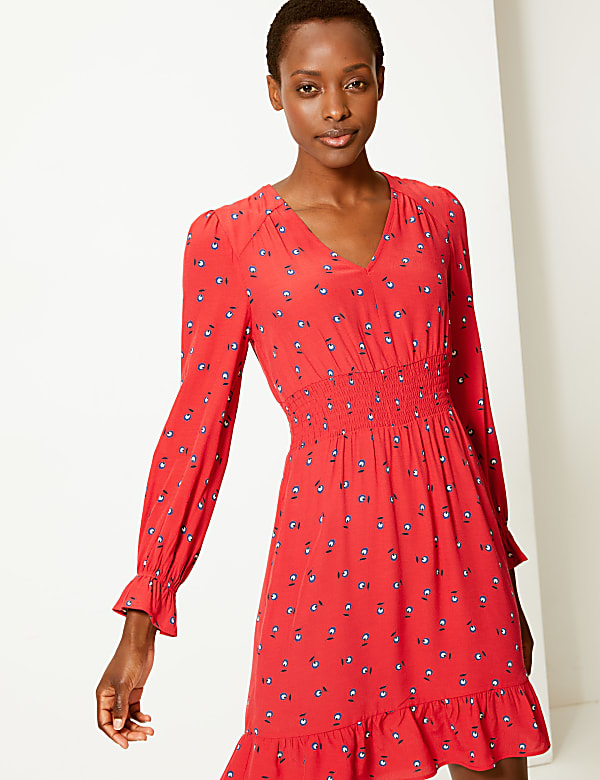 Marks and spencer drop waist dress cheap