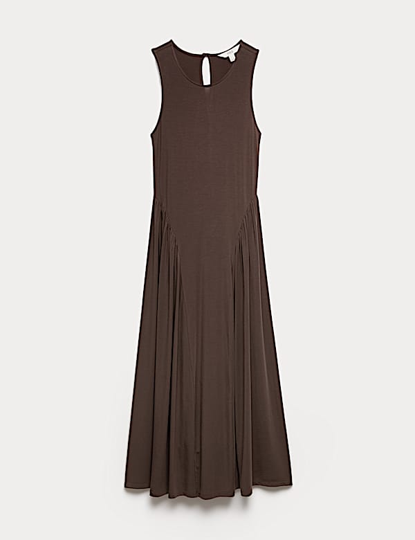 Robe midi taille basse en lyocell - LU