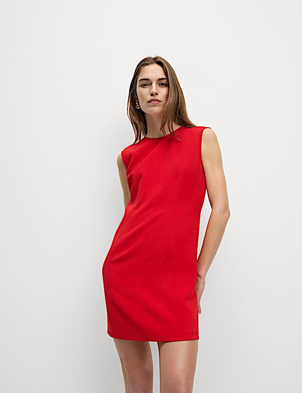 Rechte mini-jurk - NL