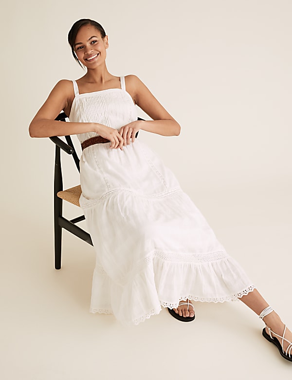 M&s white dresses 2025