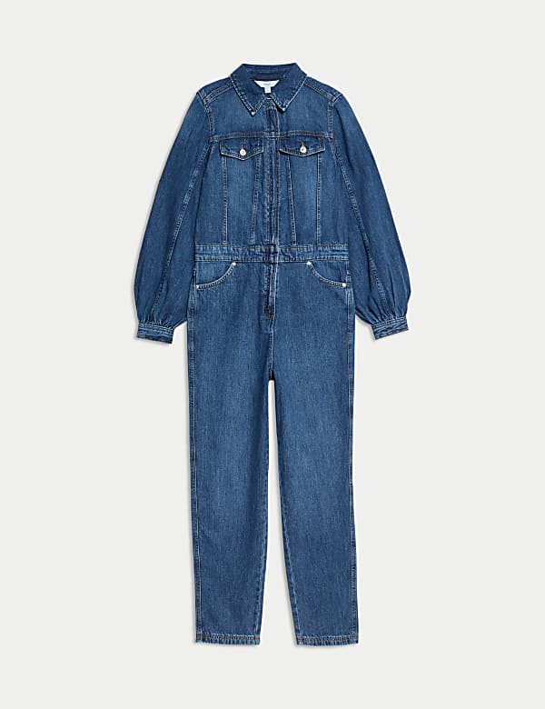 Denim Waisted Jumpsuit - NL
