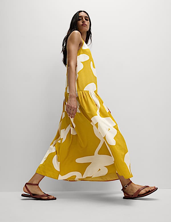 ulla johnson drop waist dress Flowing Dropped Waist Maxi Dress - Powder Blue main image 0