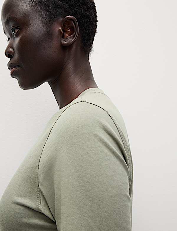 Pure Cotton Mini Drop Waist Dress - IL