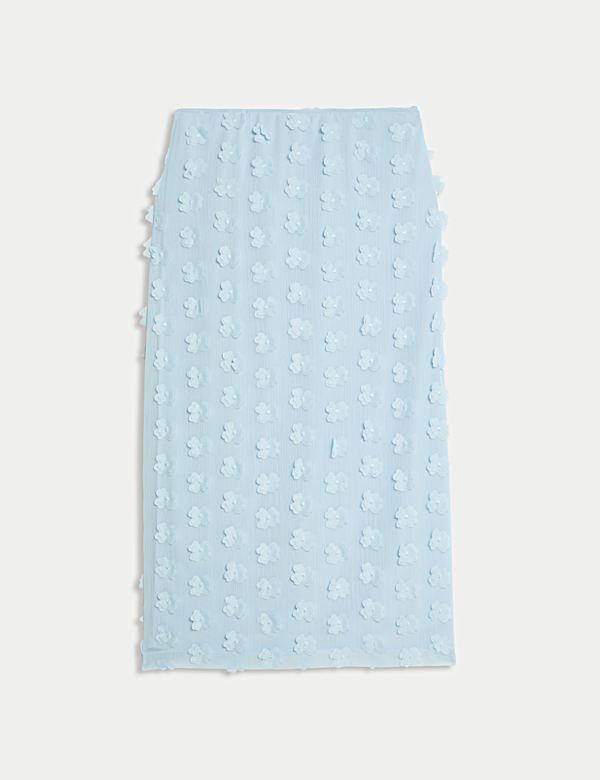 Embellished Midaxi Column Skirt - US