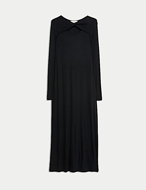 Jersey Ribbed Midi Column Dress - CH