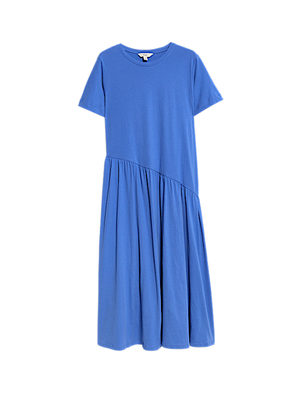ASYMM MIDI TSHIRT DRESS