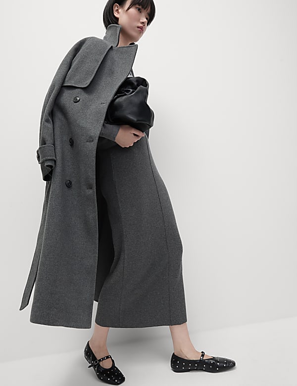 Jupe &eacute;vas&eacute;e en jersey c&ocirc;tel&eacute; longueur genou - LU