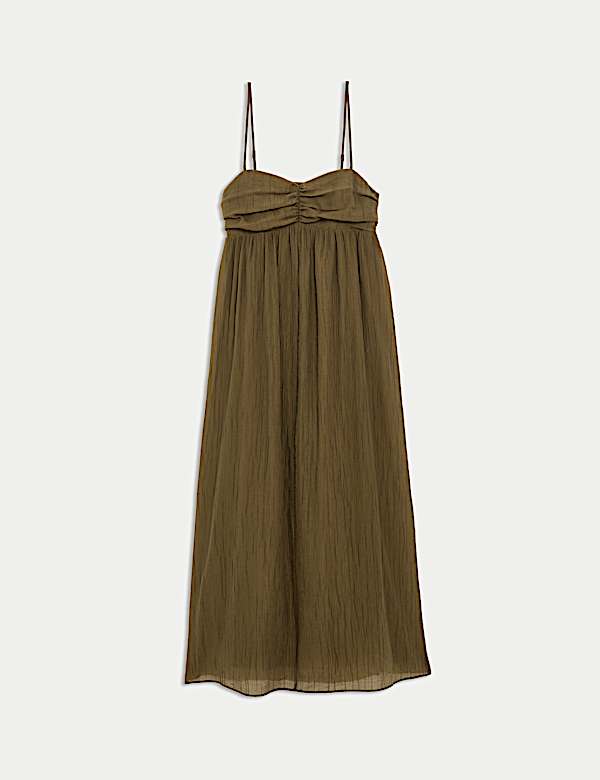 Lyocell Rich Textured Midaxi Cami Dress - MV