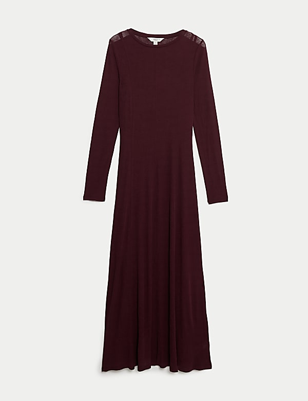 Mesh Jersey Midi Column Dress - IS